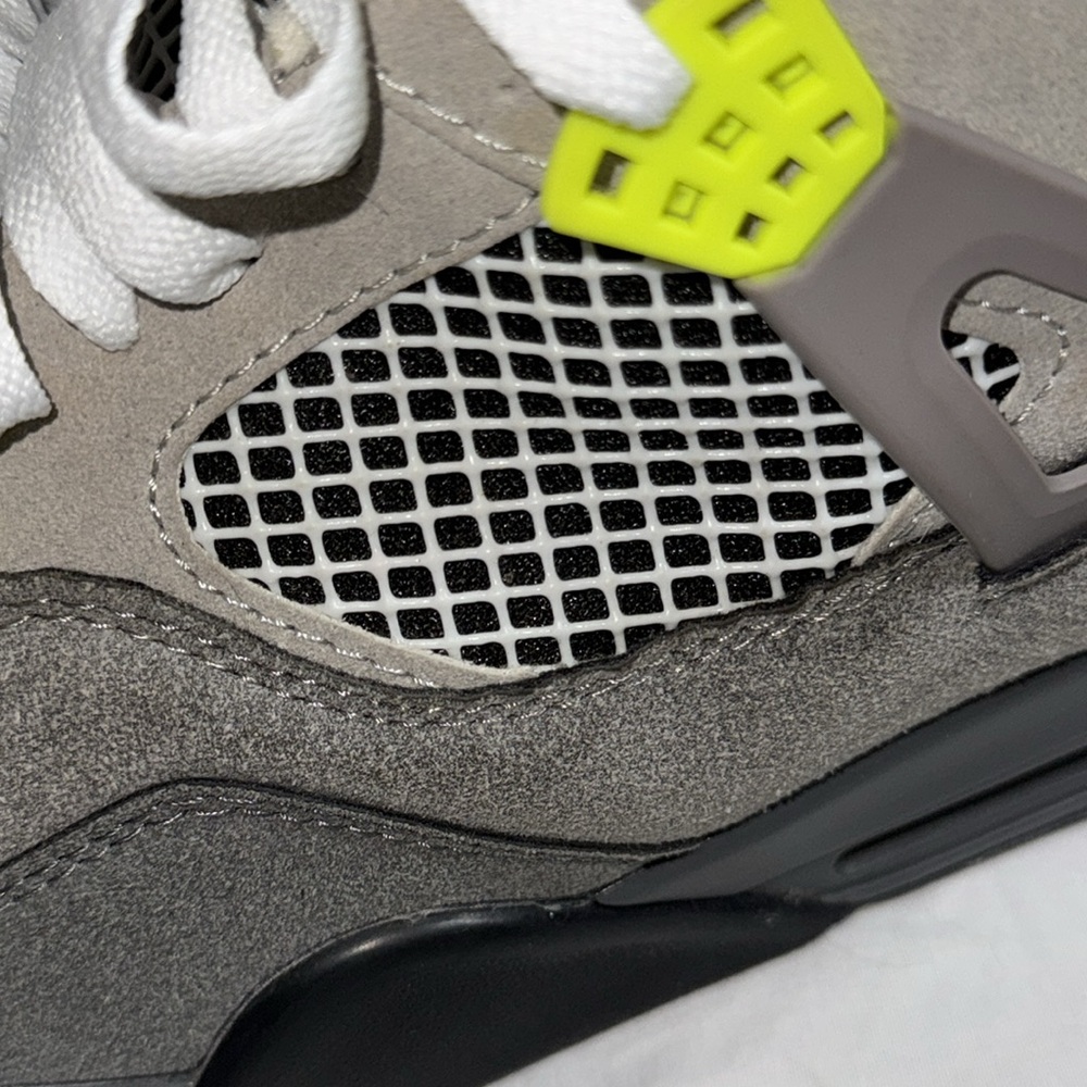 Nike Air Jordan 4‎ Retro SE Mid Neon 95 Cool Grey Gray Volt 12 - Picture 6 of 14